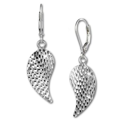 SilberDream Ohrhänger silber Ohrringe Sterlingsilber Flügel Damen SDO388J