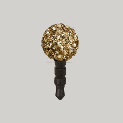 Sushimi Phone Cap Golden Crystal Ball (020)