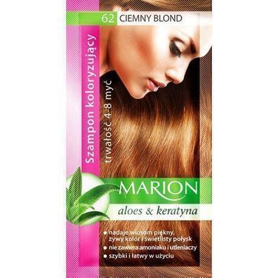 Marion Haartönungsshampoo 62 Dunkelblond 40 ml - Professionelle Farbpflege