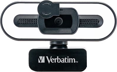 Verbatim AWC-02 Webcam – Full-HD 1080p für Büro und Homeoffice