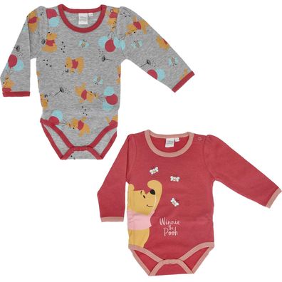 Winnie Puuh 2-er Pack baby body Baby-Outfit Wickelbody Overall Einteiler für Babys