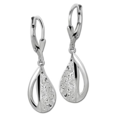 SilberDream Damen Ohrringe Drops Ohrhänger aus 925er Sterling Silber SDO4395O