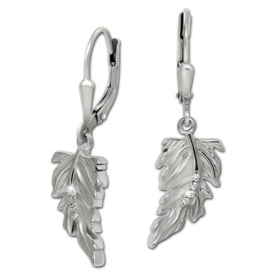 SilberDream Damen Ohrringe aus 925 Sterling Silber mit Zirkonia SDO4426W