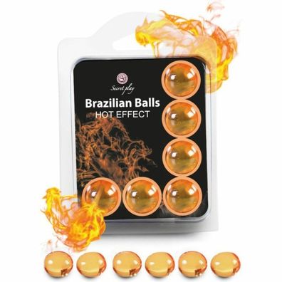 Secretplay SET 6 Brazilian BALLS HEAT EFFECT