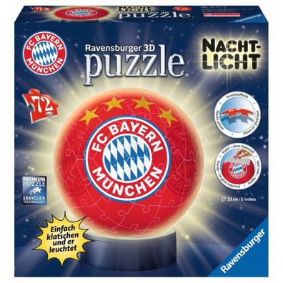 3D Puzzle-Ball Nachtlicht: FC Bayern München