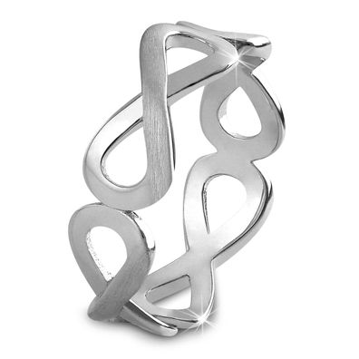 SilberDream Ring Damen Gr. 54 Unendlichkeit 925er Silber Ringschmuck SDR401J54