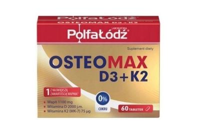 Osteomax D3 + K2 60 Tabletten - Polfa ?ód?