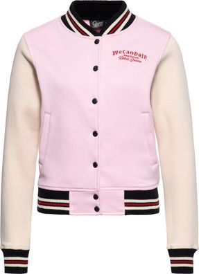 Queen Kerosin Damen College Sweat Jacke "We Can Do It" QKU44003