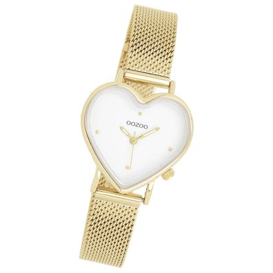 Oozoo Damen Armbanduhr OOZOO Timepieces Analog Metall gold UOC11415