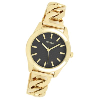 Oozoo Damen Armbanduhr OOZOO Timepieces Analog Metall gold UOC11422