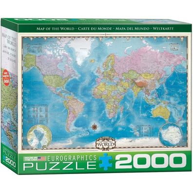 Eurographics Puzzle Weltkarte 2000 Teile