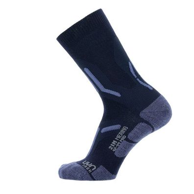 UYN Trekking 2IN Merino Mid Man navy Anti-Blasen Wandersocken - Größe: