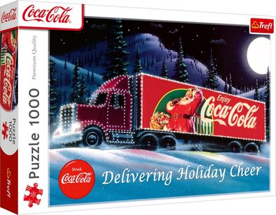 Trefl 10941 Coca-Cola: Weihnachtstruck 1000 Teile Puzzle