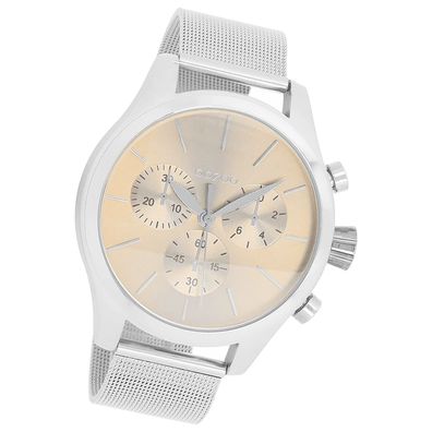 Oozoo Damen Armbanduhr Timepieces Analog Metall silber UOC9096A