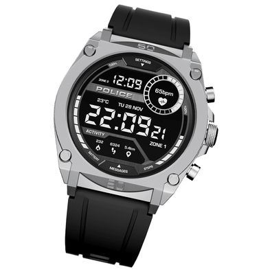 Police Herrenuhr Silikon schwarz Police My. Avatar Smartwatch UPON0000101