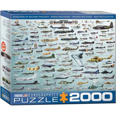 Eurographics Military Aircraft Puzzle 2000 Teile