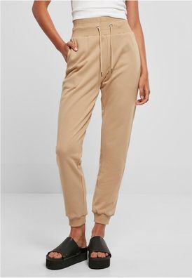 Urban Classics Damen Hose Ladies Organic High Waist Sweat Pants