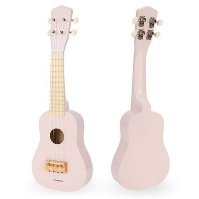 Hölzerne Gitarre für Kinder - Ukulele - rosa Farbe