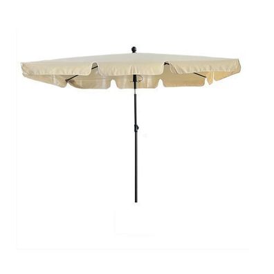 Strandsonnenschirm FLOKS mit UV-Schutz beige Gewicht 2,8 kg L200xB123xH235 cm