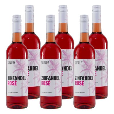 San Valley Zinfandel Rosé -lieblich- (6 x 0,75L)