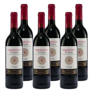 Maestro de Pigo Primitivo Puglia IGP -trocken- (6 x 0,75L)