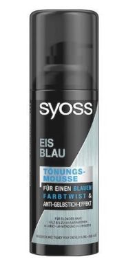 Syoss Eisblau Haarmousse, Volumen & Halt, 120ml