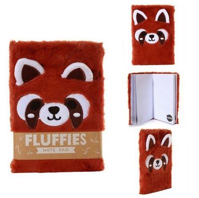 Roter Panda Fluffies Plüsch Notizbuch Tagebuch Adoramals DIN A5 NEU