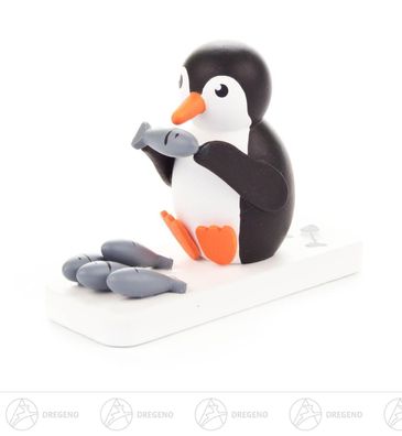 Miniatur Pinguin Vielfraß BxHxT 5,5 cmx4 cmx2 cm NEU Erzgebirge Weihnachtsfigur