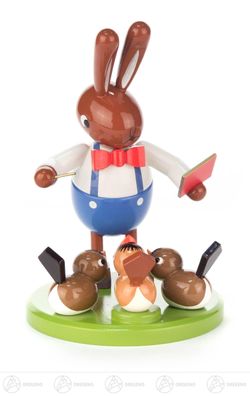 Ostern &amp; Frühjahr Hase + Vogelchor groß BxHxT 11,5 cmx16 cmx13 cm NEU Osterhase