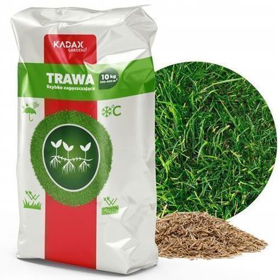 KADAX Rasensamen, Grassamen, schnellwachsendes Gras, Rasenpellets, 10 kg