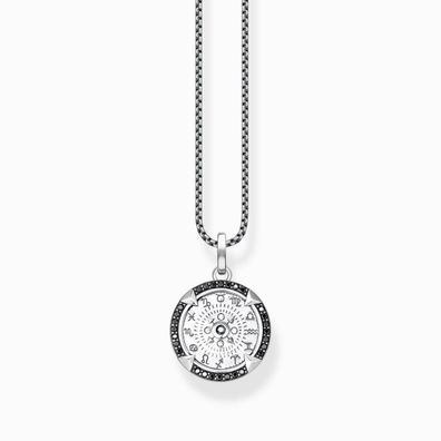 Thomas Sabo - KE2153-643-11-L50V - Collier - Unisex - 925er Silber geschwärzt