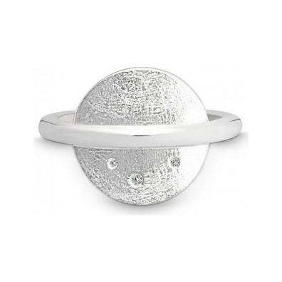 QUINN - Ring - Damen - Silber 925 - Wess. (H) / piqué - Weite 56 - 0212586