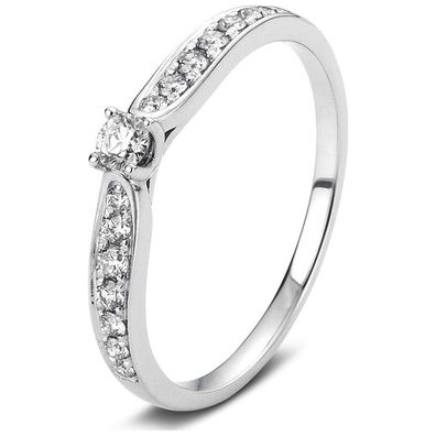 Luna Creation - 1A429W456-1 - Ring - Damen - 585/-Weißgold - mit Diamant 0.26ct