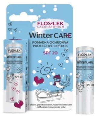 Flos-Lek Winterpflege Lippenbalsam mit LSF 20 - Schutzwirkung