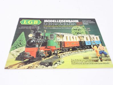 LGB G 0024 Anleitungsheft Modelleisenbahn für drinnen & draußen