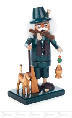 Räuchermann Mini-Räuchermann Jäger mit Hund BxHxT 8 cmx14 cmx6 cm NEU Erzgebirge