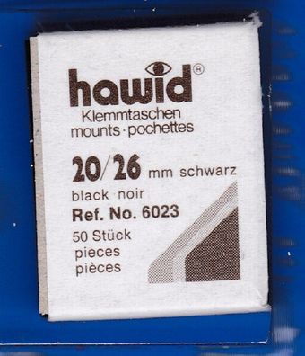 hawid 6023 50er Packung Zuschnitte 20mm x 26mm Unterfolie schwarz