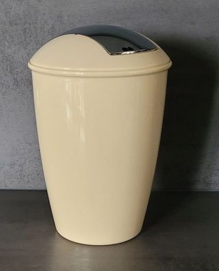 Spirella Atlanta Champagne/ Beige Abfalleimer Mülleimer Eimer 5 Liter