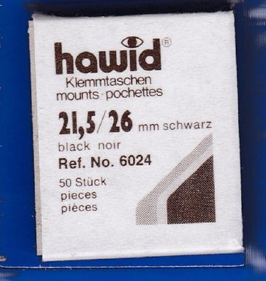 hawid 6024 50er Packung Zuschnitte 21,5 mm x 26 mm Unterfolie schwarz