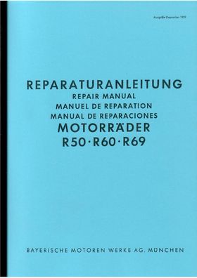 Reparaturanleitung BMW Motorräder R50, R 60, R 69, Werkstatt-Handbuch