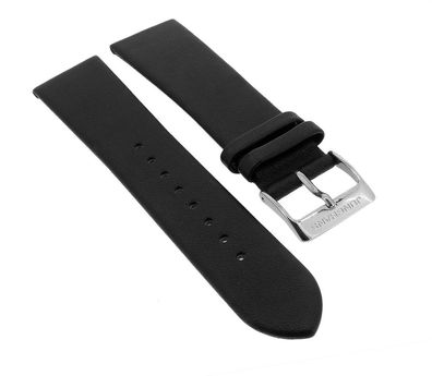 Junghans Milano Solar | Uhrenarmband 20mm | Leder schwarz XS 014/4060