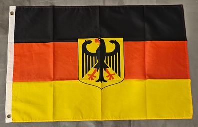 Fahne Flagge Deutschland mit Adler - 60 x 90 cm