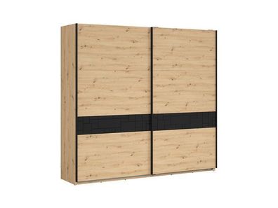 Kleiderschrank 240 Pont x 240 x 225,5 cm | Schwarz