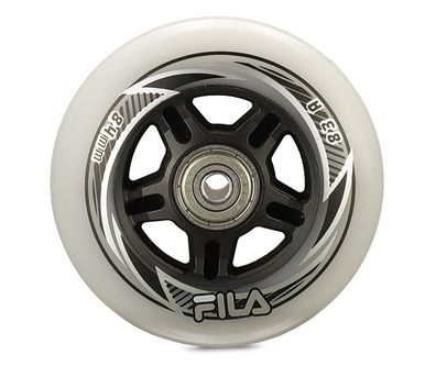 Rollen 8er-SET FILA 84mm 83A + Kugellager + Spacer