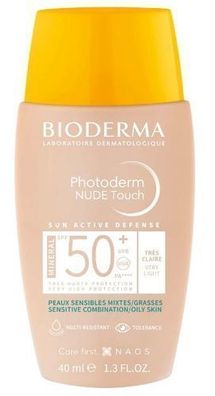 Bioderma Photoderm Nude Touch SPF50+ 40ml Fluid