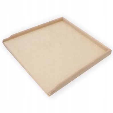 KADAX Holzbackbrett, robustes Backbrett für Pizza, 56 x 48,5cm