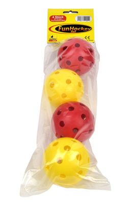 FunHockey-Turnierball, Set 4 St., ? 72 mm