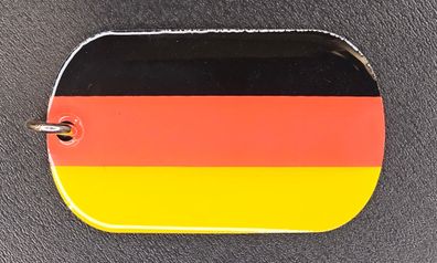 Erkennungsmarke Halskette DogTag Deutschland - 3 x 5 cm