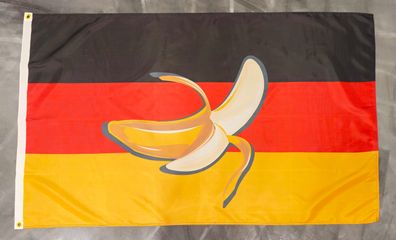 Fahne Flagge Deutschland - Bananenrepublik - Banane - 90 x 150 cm