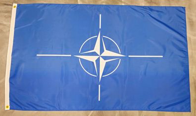 Fahne Flagge NATO - North Atlantic Treaty Organization - 90 x 150 cm